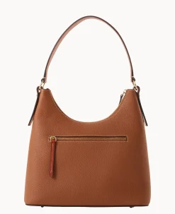 Dooney & Bourke The Pebble Grain Collection|Pebbled Leather<Pebble Grain Hobo Caramel