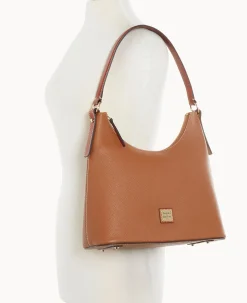 Dooney & Bourke The Pebble Grain Collection|Pebbled Leather<Pebble Grain Hobo Caramel
