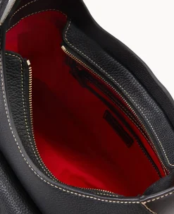 Dooney & Bourke The Pebble Grain Collection|Pebbled Leather<Pebble Grain Hobo Black Black