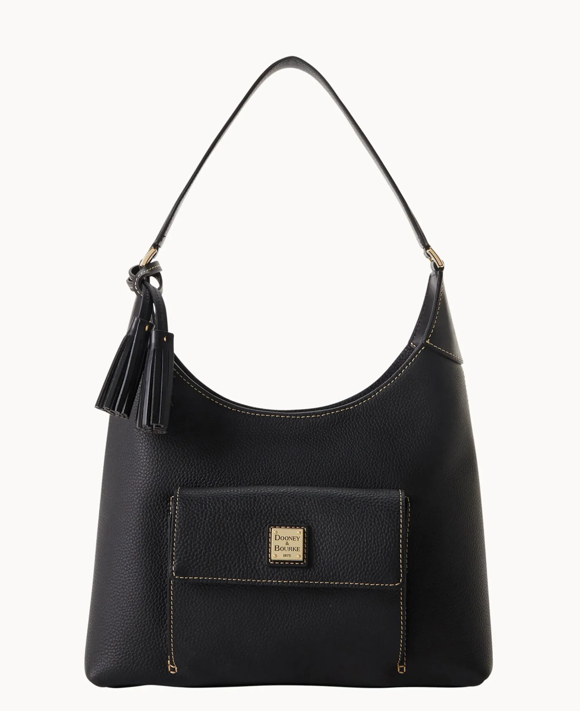 Dooney & Bourke The Pebble Grain Collection|Pebbled Leather<Pebble Grain Hobo Black Black