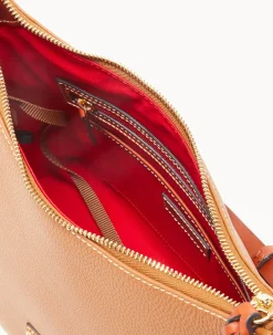 Dooney & Bourke The Pebble Grain Collection|Pebbled Leather<Pebble Grain Hobo Caramel