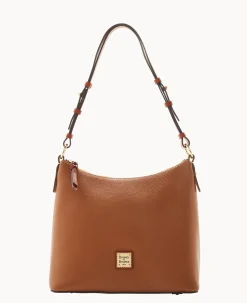 Dooney & Bourke The Pebble Grain Collection|Pebbled Leather<Pebble Grain Hobo Caramel