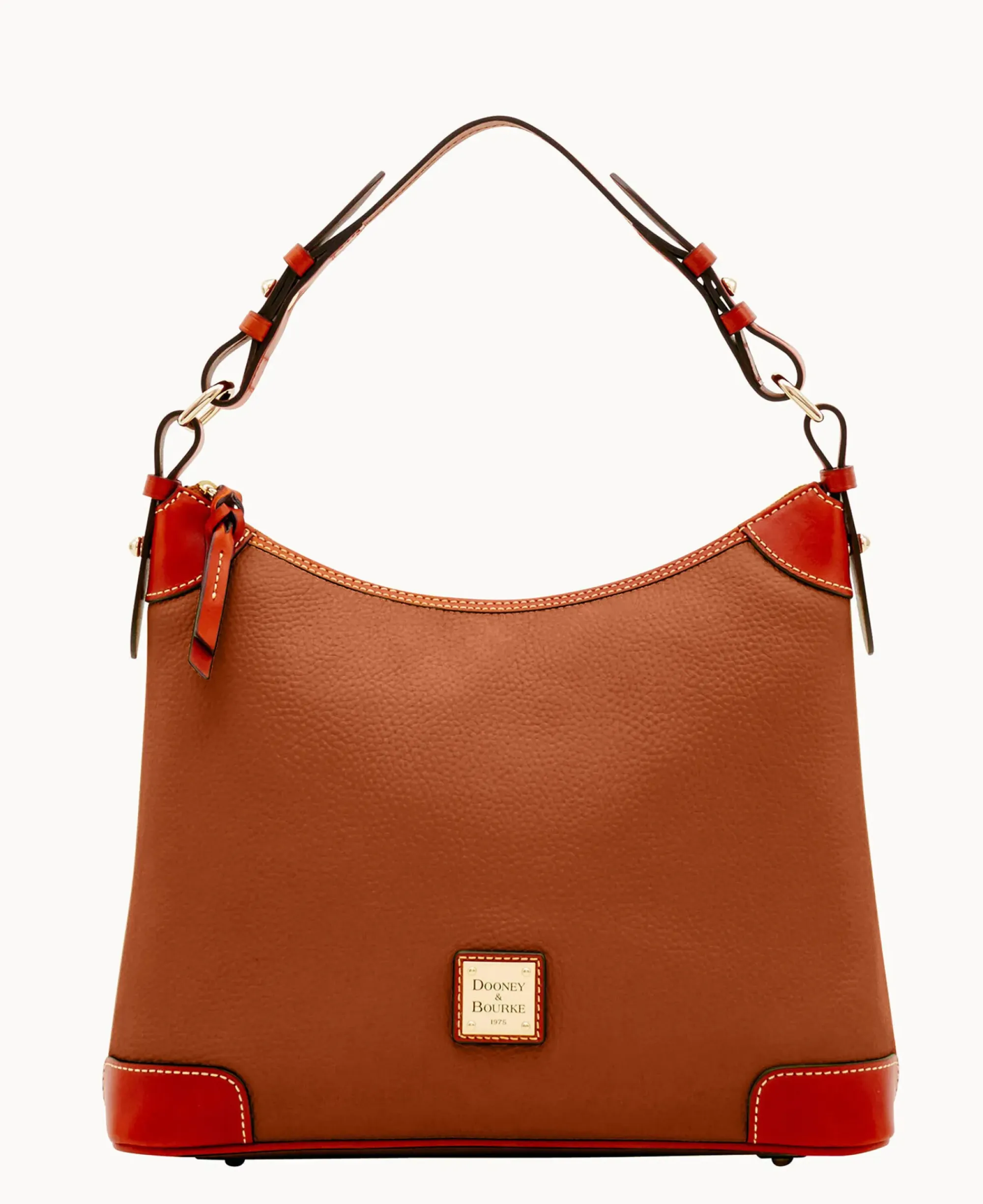 Dooney & Bourke The Pebble Grain Collection|Ready For the Getaway<Pebble Grain Hobo Caramel
