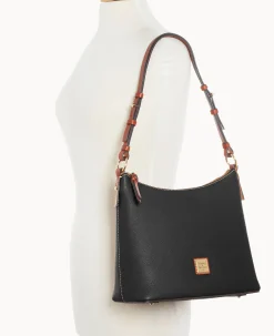 Dooney & Bourke The Pebble Grain Collection|Pebbled Leather<Pebble Grain Hobo Black