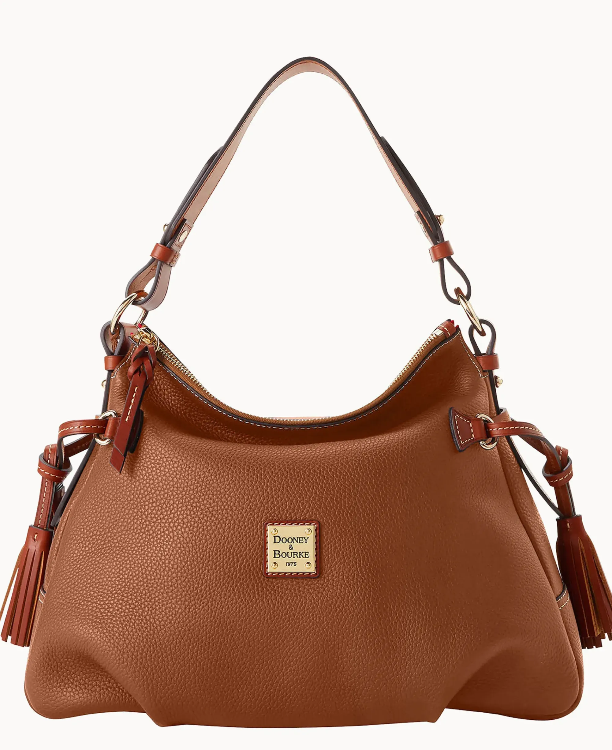 Dooney & Bourke The Pebble Grain Collection|Pebbled Leather<Pebble Grain Hobo Caramel