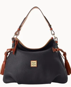 Dooney & Bourke The Pebble Grain Collection|Pebbled Leather<Pebble Grain Hobo Black