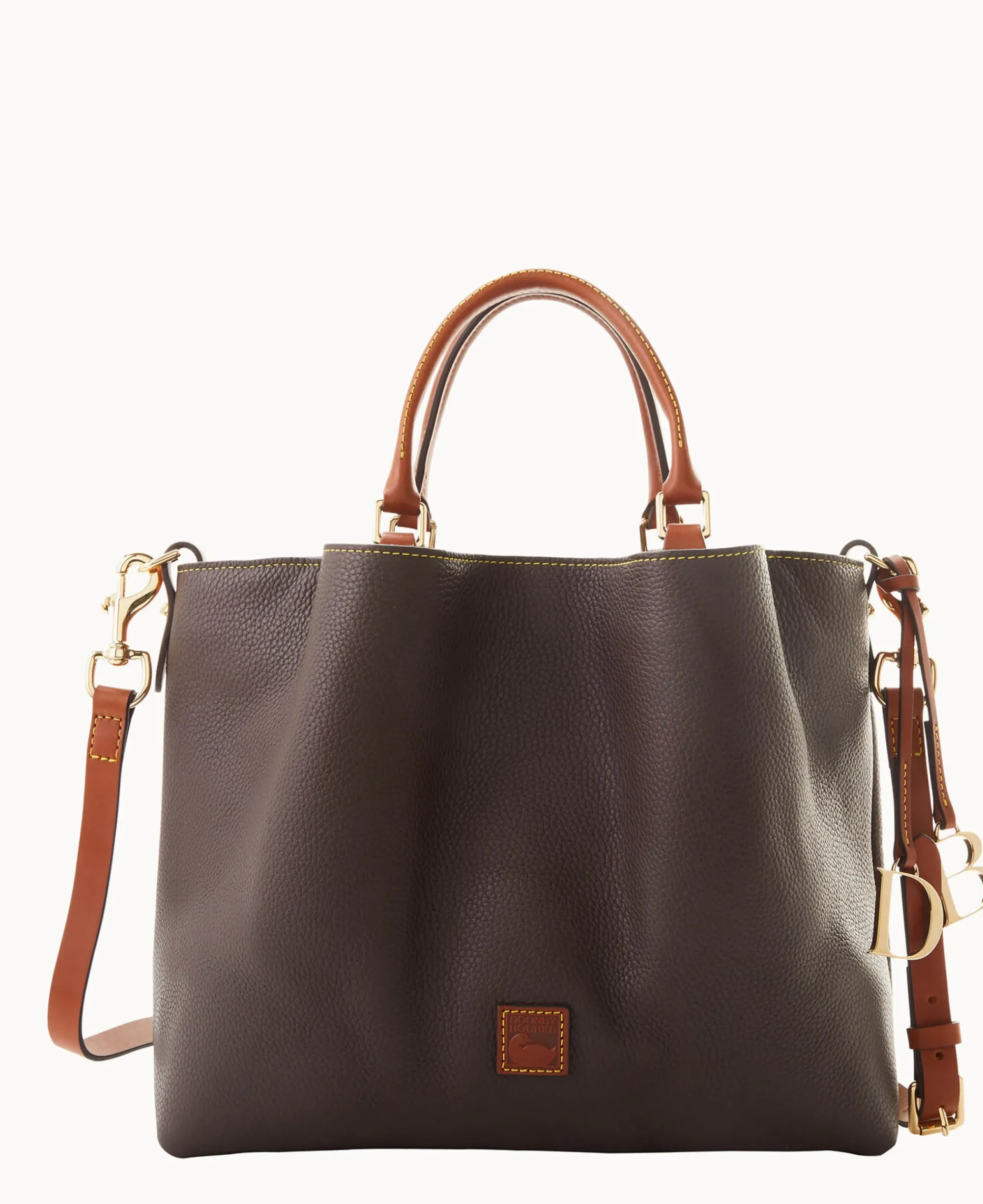 Dooney & Bourke The Pebble Grain Collection|Pebbled Leather<Pebble Grain Large Barlow Brown Tmoro
