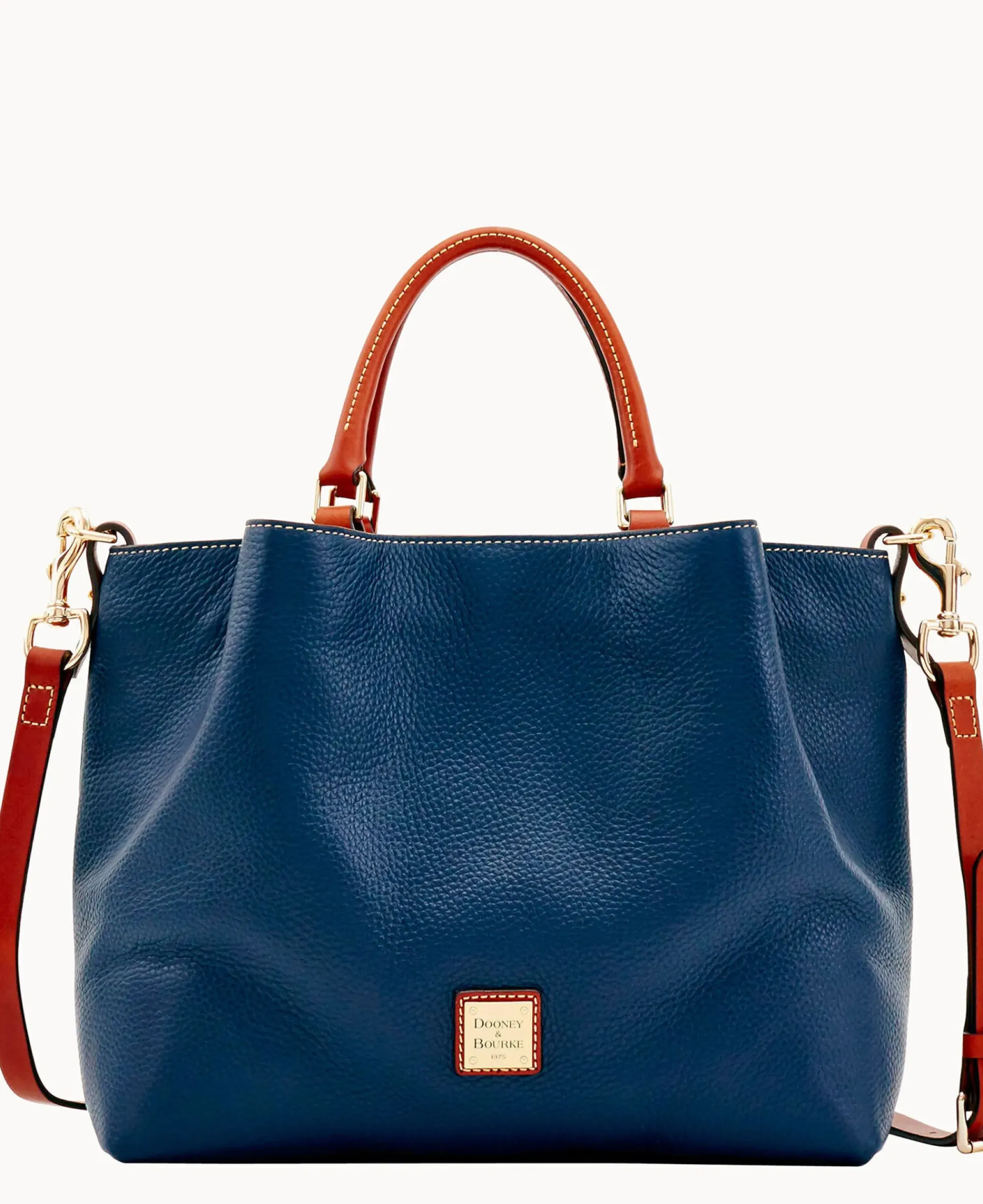 Dooney & Bourke The Pebble Grain Collection|Pebbled Leather<Pebble Grain Large Barlow Midnight Blue