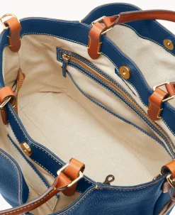 Dooney & Bourke The Pebble Grain Collection|Pebbled Leather<Pebble Grain Large Barlow Jeans