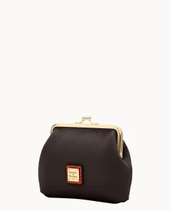 Dooney & Bourke The Pebble Grain Collection|Clutches<Pebble Grain Large Frame Purse Black