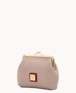 Dooney & Bourke The Pebble Grain Collection|Clutches<Pebble Grain Large Frame Purse Oyster