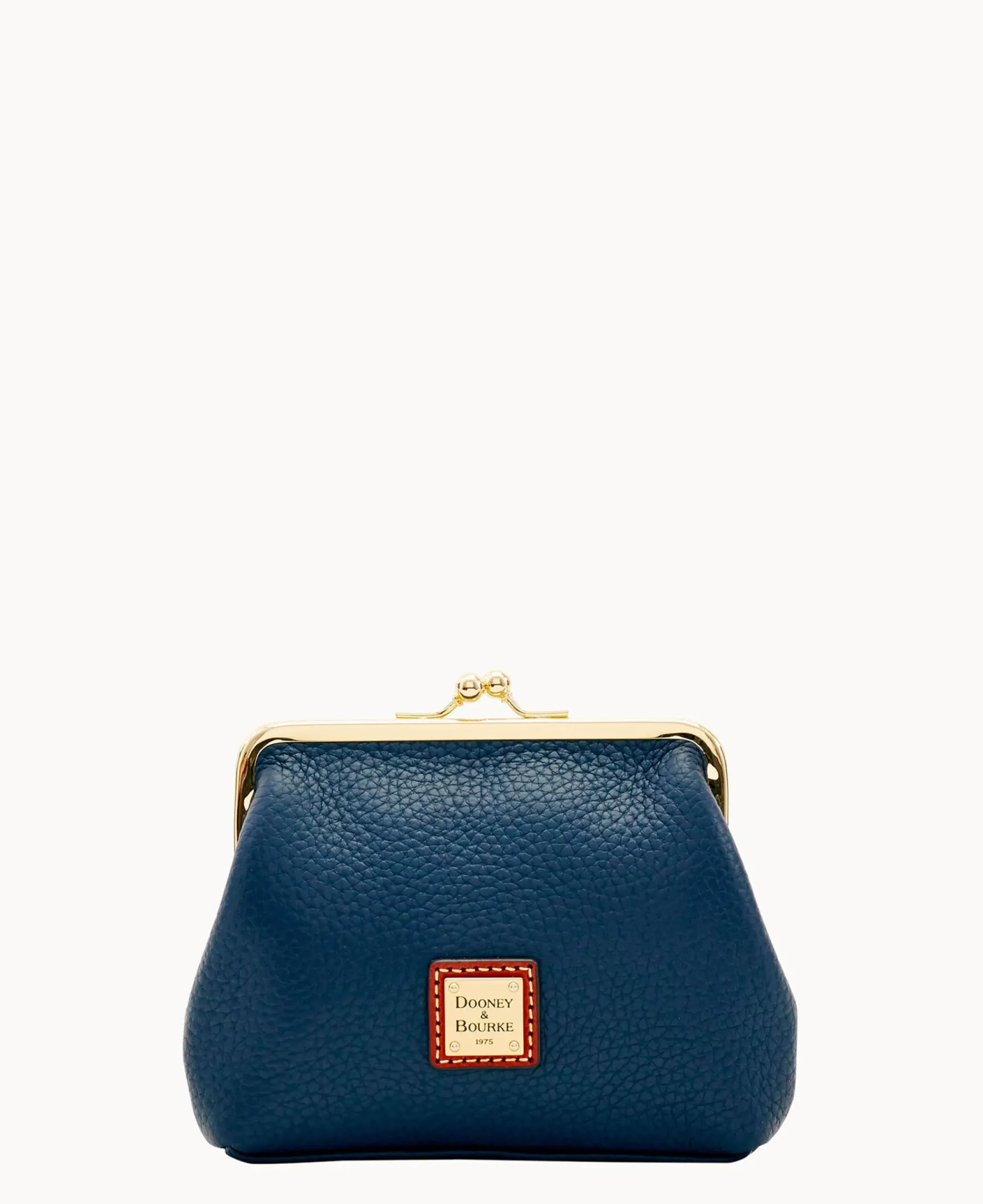 Dooney & Bourke The Pebble Grain Collection|Clutches<Pebble Grain Large Frame Purse Midnight Blue