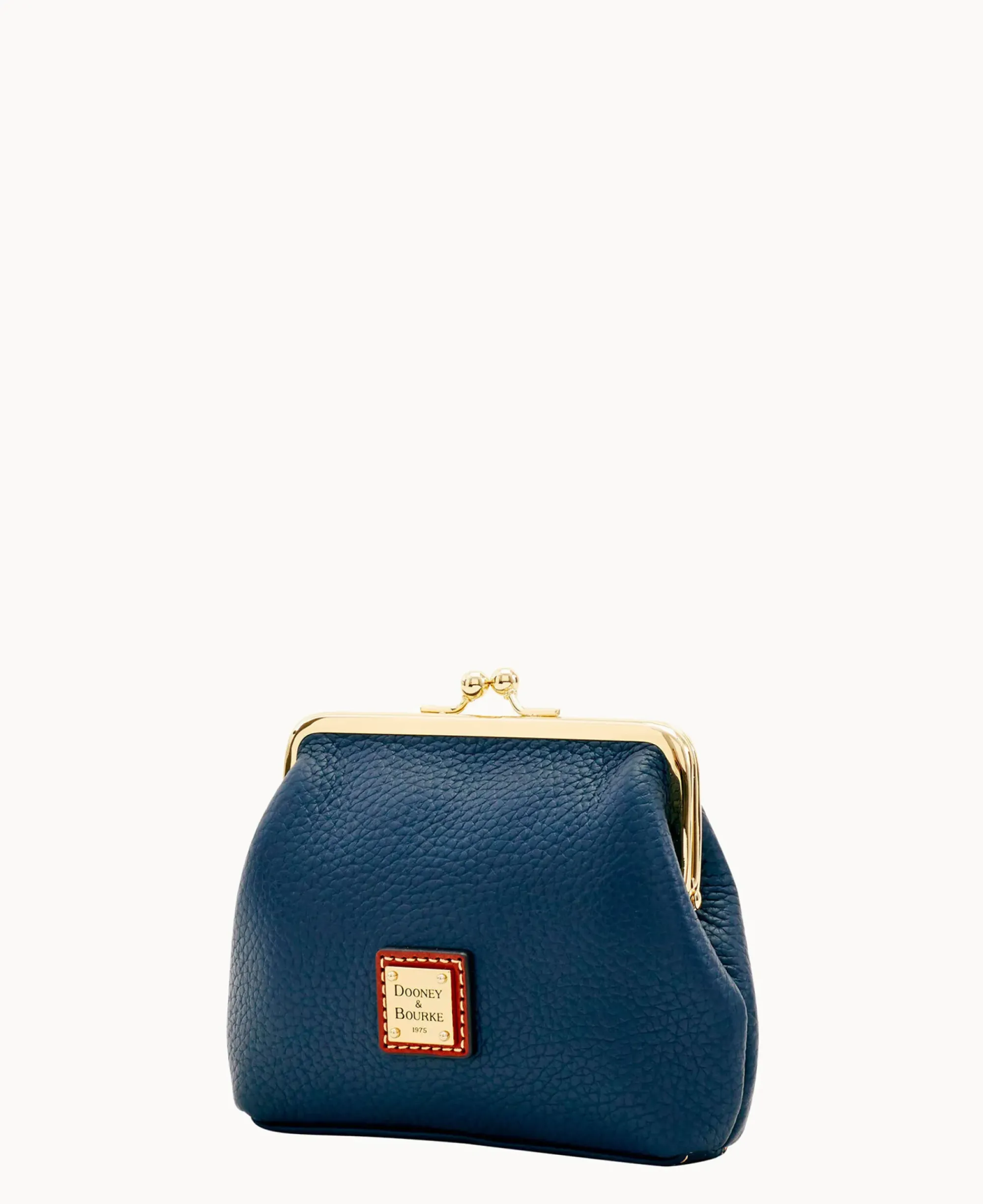 Dooney & Bourke The Pebble Grain Collection|Clutches<Pebble Grain Large Frame Purse Midnight Blue