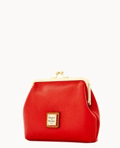 Dooney & Bourke The Pebble Grain Collection|Grab and Go<Pebble Grain Large Framed Purse Red