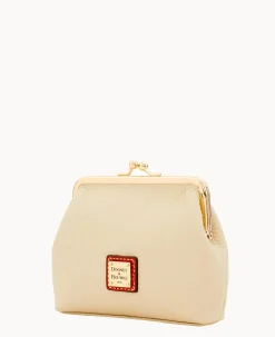 Dooney & Bourke The Pebble Grain Collection|Grab and Go<Pebble Grain Large Framed Purse Bone