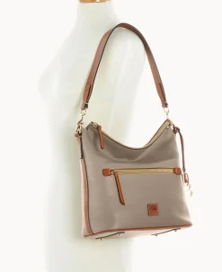 Dooney & Bourke The Pebble Grain Collection|Ready For the Getaway<Pebble Grain Large Sac Taupe
