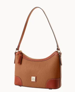 Dooney & Bourke The Pebble Grain Collection|Pebbled Leather<Pebble Grain Large Shoulder Bag Caramel