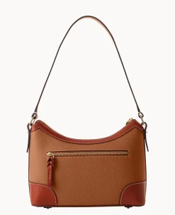 Dooney & Bourke The Pebble Grain Collection|Pebbled Leather<Pebble Grain Large Shoulder Bag Caramel