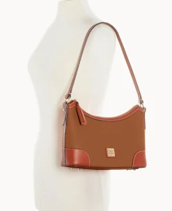 Dooney & Bourke The Pebble Grain Collection|Pebbled Leather<Pebble Grain Large Shoulder Bag Caramel