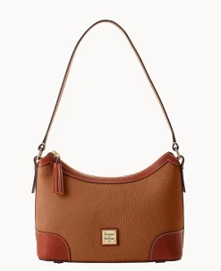 Dooney & Bourke The Pebble Grain Collection|Pebbled Leather<Pebble Grain Large Shoulder Bag Caramel