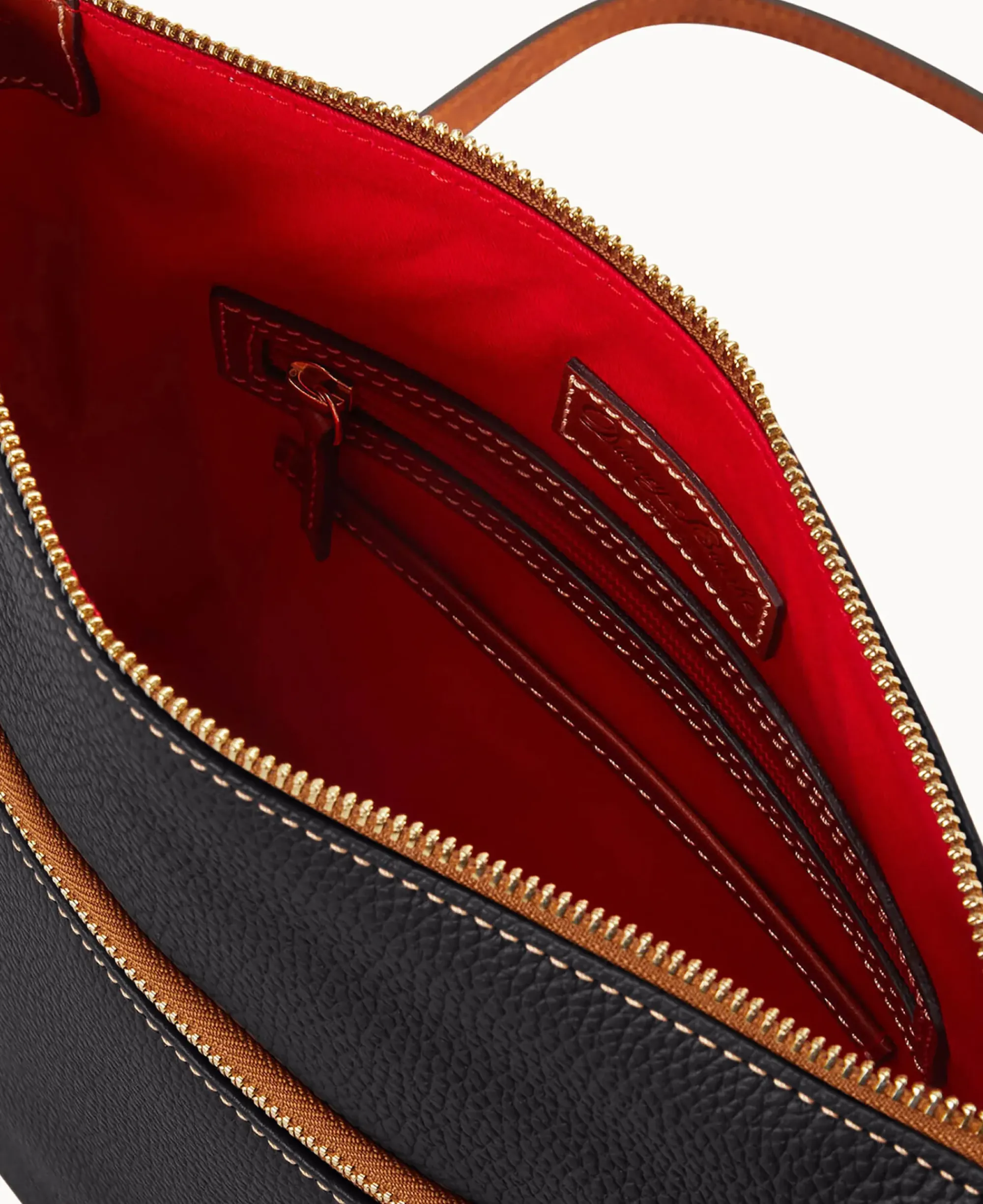 Dooney & Bourke The Pebble Grain Collection|Pebbled Leather<Pebble Grain Large Tassel Crossbody Black