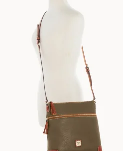 Dooney & Bourke The Pebble Grain Collection|Pebbled Leather<Pebble Grain Large Tassel Crossbody Olive