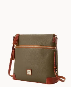 Dooney & Bourke The Pebble Grain Collection|Pebbled Leather<Pebble Grain Large Tassel Crossbody Olive