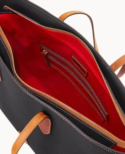 Dooney & Bourke The Pebble Grain Collection|Pebbled Leather<Pebble Grain Large Tote Black