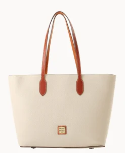 Dooney & Bourke The Pebble Grain Collection|Pebbled Leather<Pebble Grain Large Tote Bone