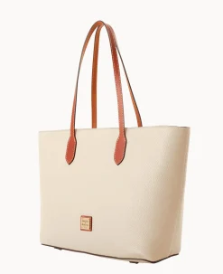 Dooney & Bourke The Pebble Grain Collection|Pebbled Leather<Pebble Grain Large Tote Bone