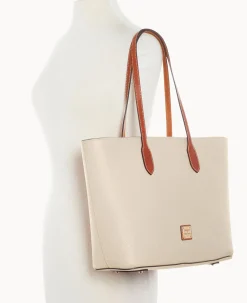 Dooney & Bourke The Pebble Grain Collection|Pebbled Leather<Pebble Grain Large Tote Bone
