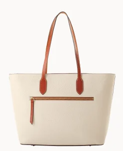 Dooney & Bourke The Pebble Grain Collection|Pebbled Leather<Pebble Grain Large Tote Bone