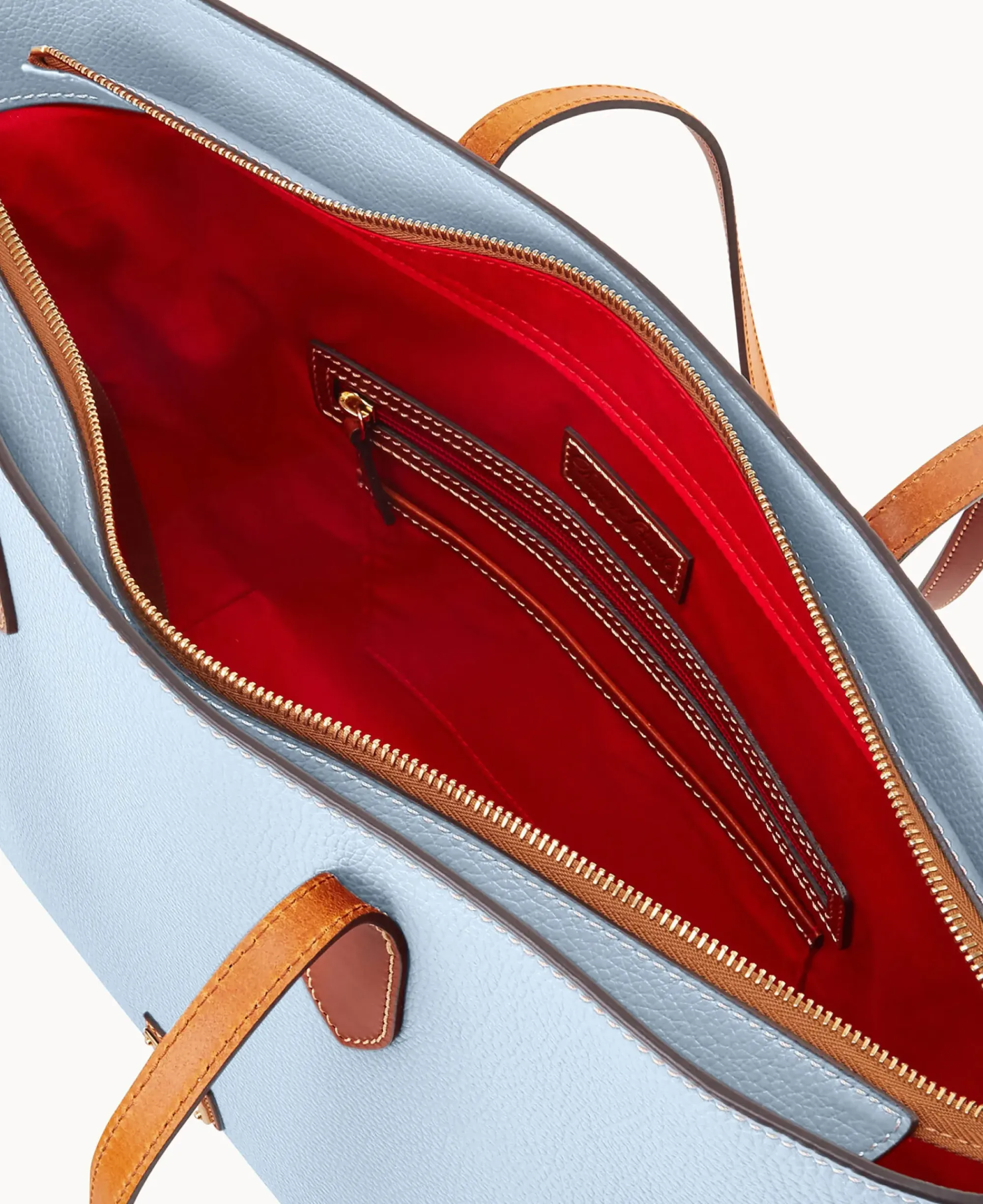Dooney & Bourke The Pebble Grain Collection|Pebbled Leather<Pebble Grain Large Tote Glacier Blue