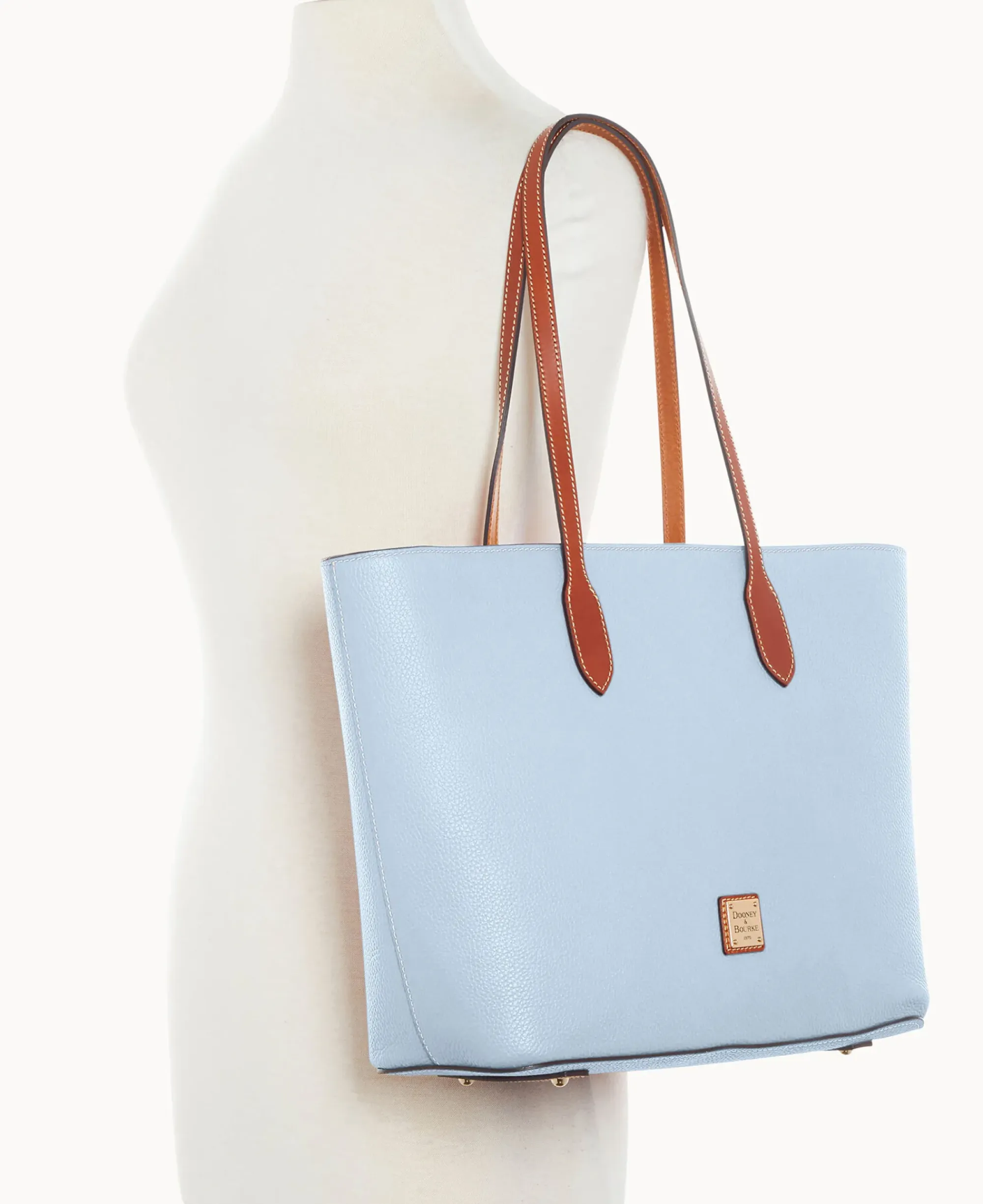 Dooney & Bourke The Pebble Grain Collection|Pebbled Leather<Pebble Grain Large Tote Glacier Blue