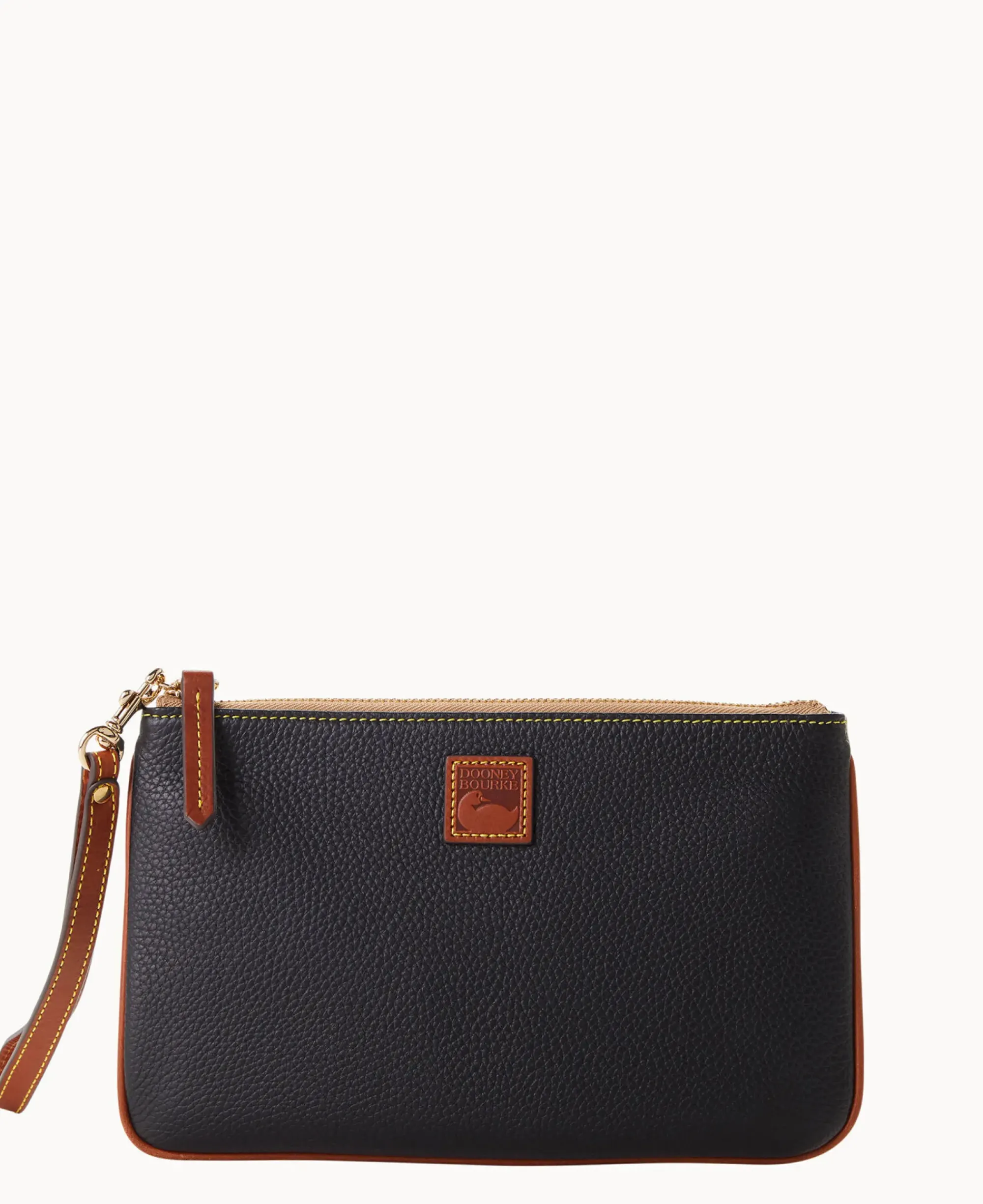 Dooney & Bourke The Pebble Grain Collection|Grab and Go<Pebble Grain Large Wristlet Black