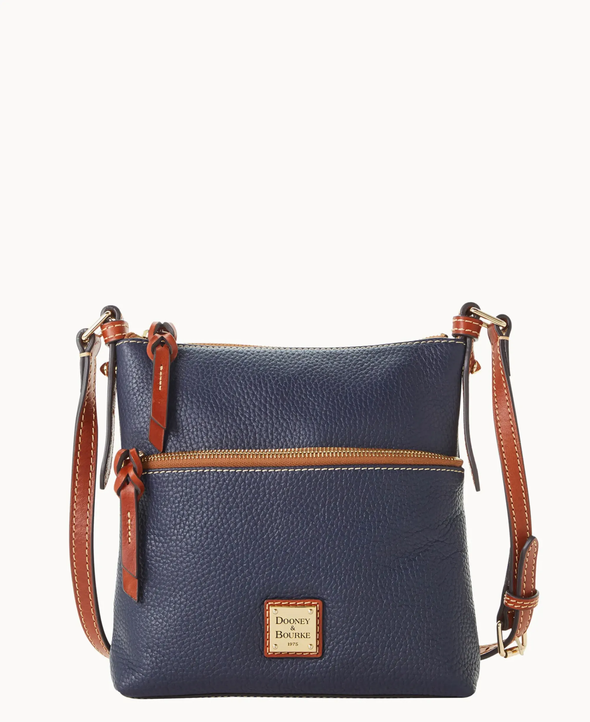 Dooney & Bourke The Pebble Grain Collection|Pebbled Leather<Pebble Grain Letter Carrier Midnight Blue