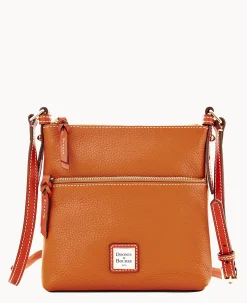 Dooney & Bourke The Pebble Grain Collection|Pebbled Leather<Pebble Grain Letter Carrier Caramel