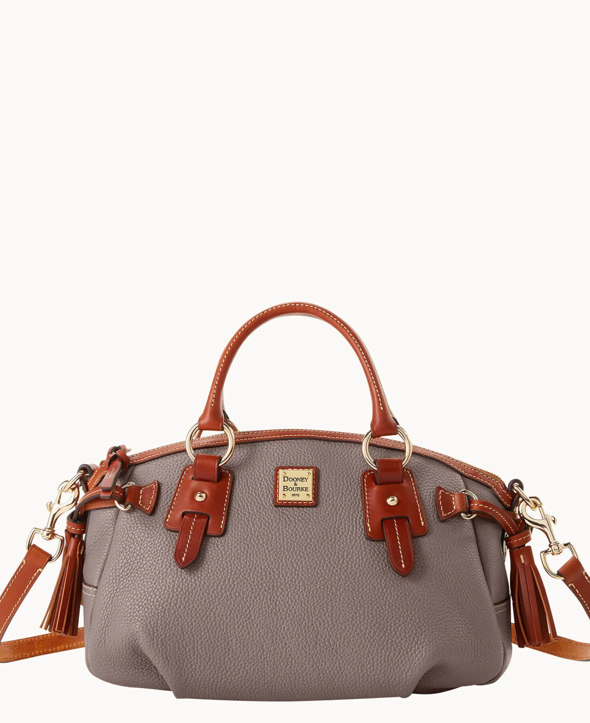 Dooney & Bourke The Pebble Grain Collection|Pebbled Leather<Pebble Grain Medium Mail Satchel Elephant