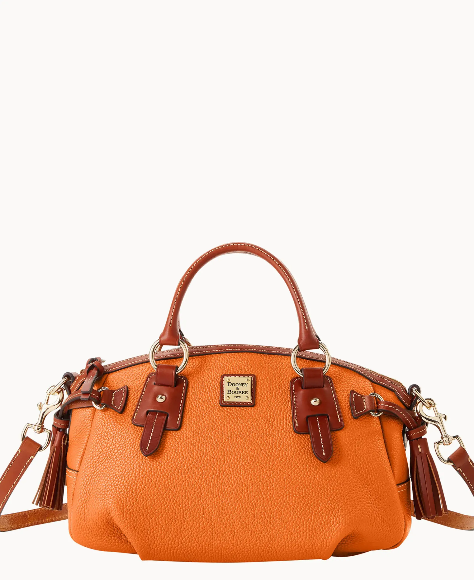 Dooney & Bourke The Pebble Grain Collection|Pebbled Leather<Pebble Grain Medium Mail Satchel Clementine