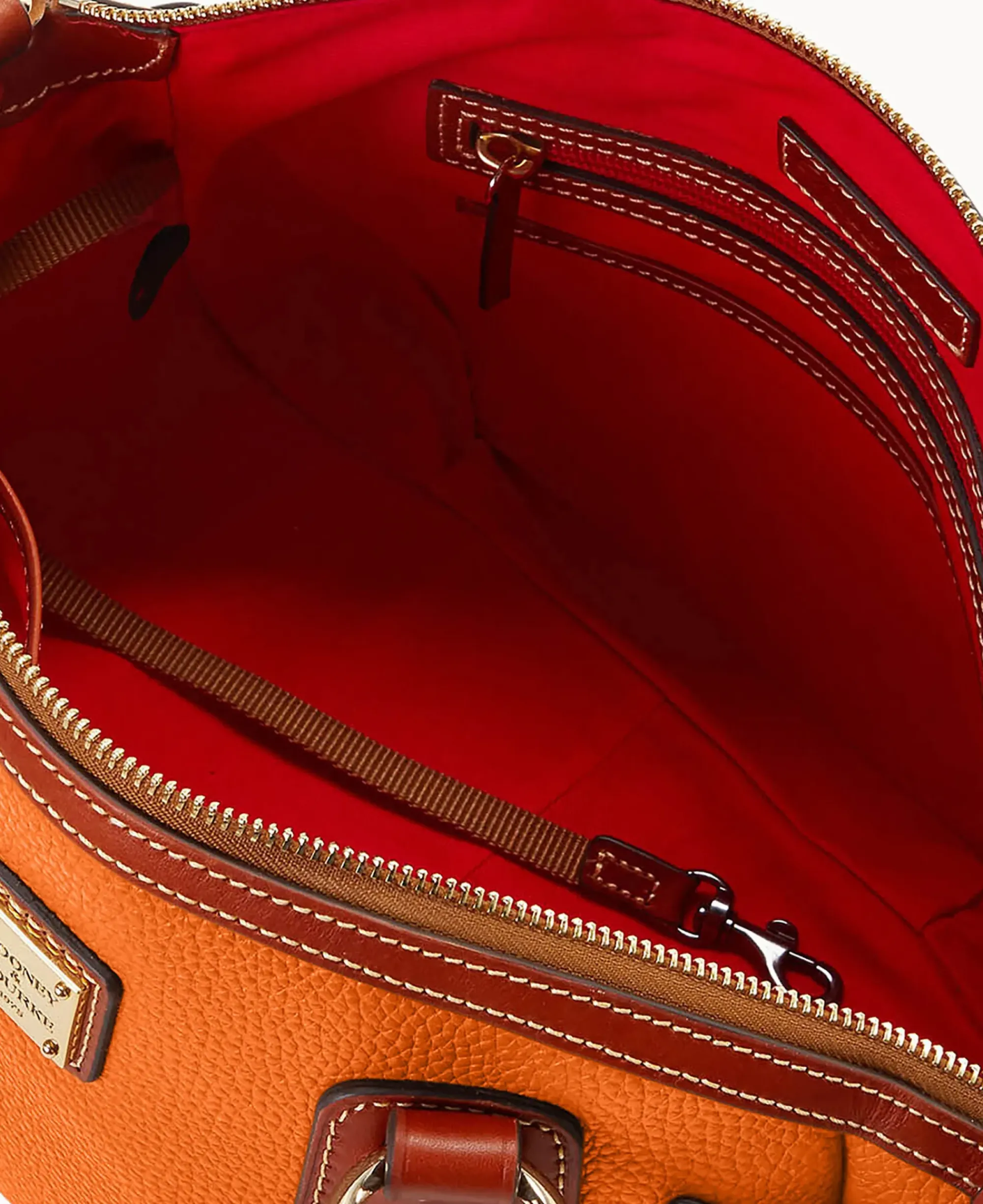 Dooney & Bourke The Pebble Grain Collection|Pebbled Leather<Pebble Grain Medium Mail Satchel Clementine