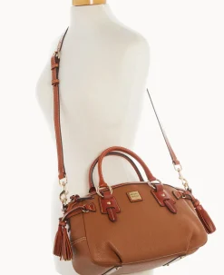 Dooney & Bourke The Pebble Grain Collection|Pebbled Leather<Pebble Grain Medium Mail Satchel Caramel