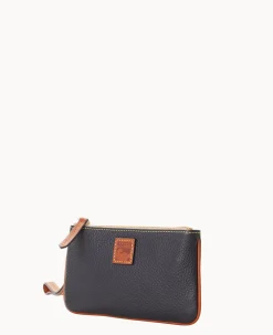 Dooney & Bourke The Pebble Grain Collection|Grab and Go<Pebble Grain Medium Wristlet Black