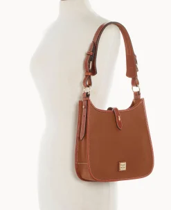Dooney & Bourke The Pebble Grain Collection|Pebbled Leather<Pebble Grain Messenger Caramel