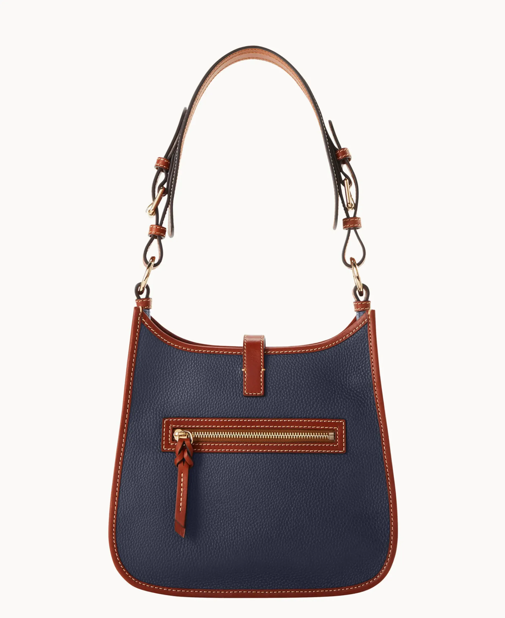 Dooney & Bourke The Pebble Grain Collection|Pebbled Leather<Pebble Grain Messenger Midnight Blue
