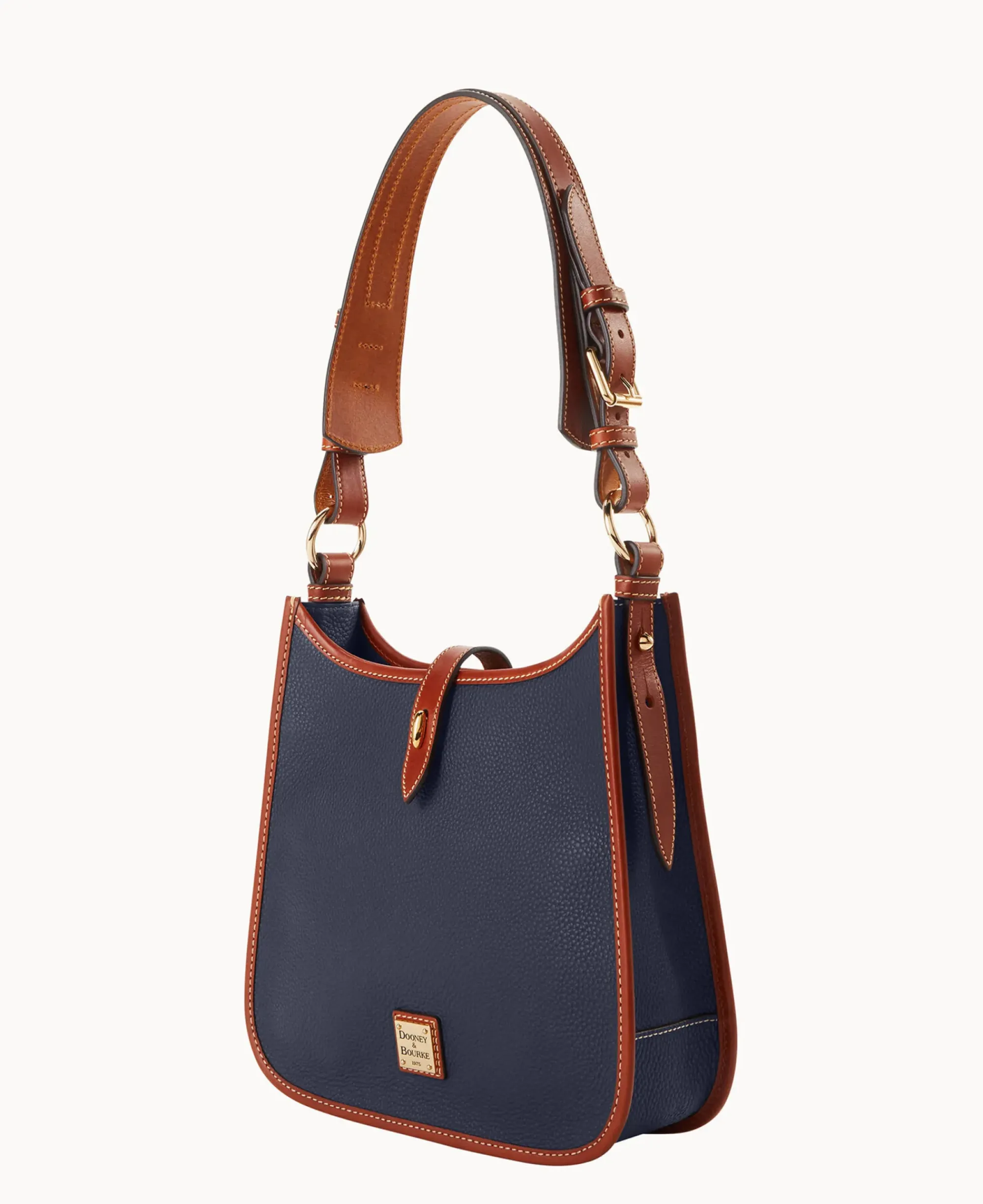 Dooney & Bourke The Pebble Grain Collection|Pebbled Leather<Pebble Grain Messenger Midnight Blue