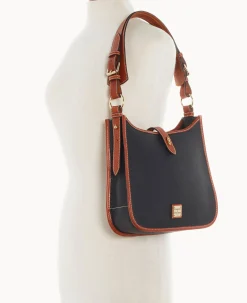 Dooney & Bourke The Pebble Grain Collection|Pebbled Leather<Pebble Grain Messenger Black