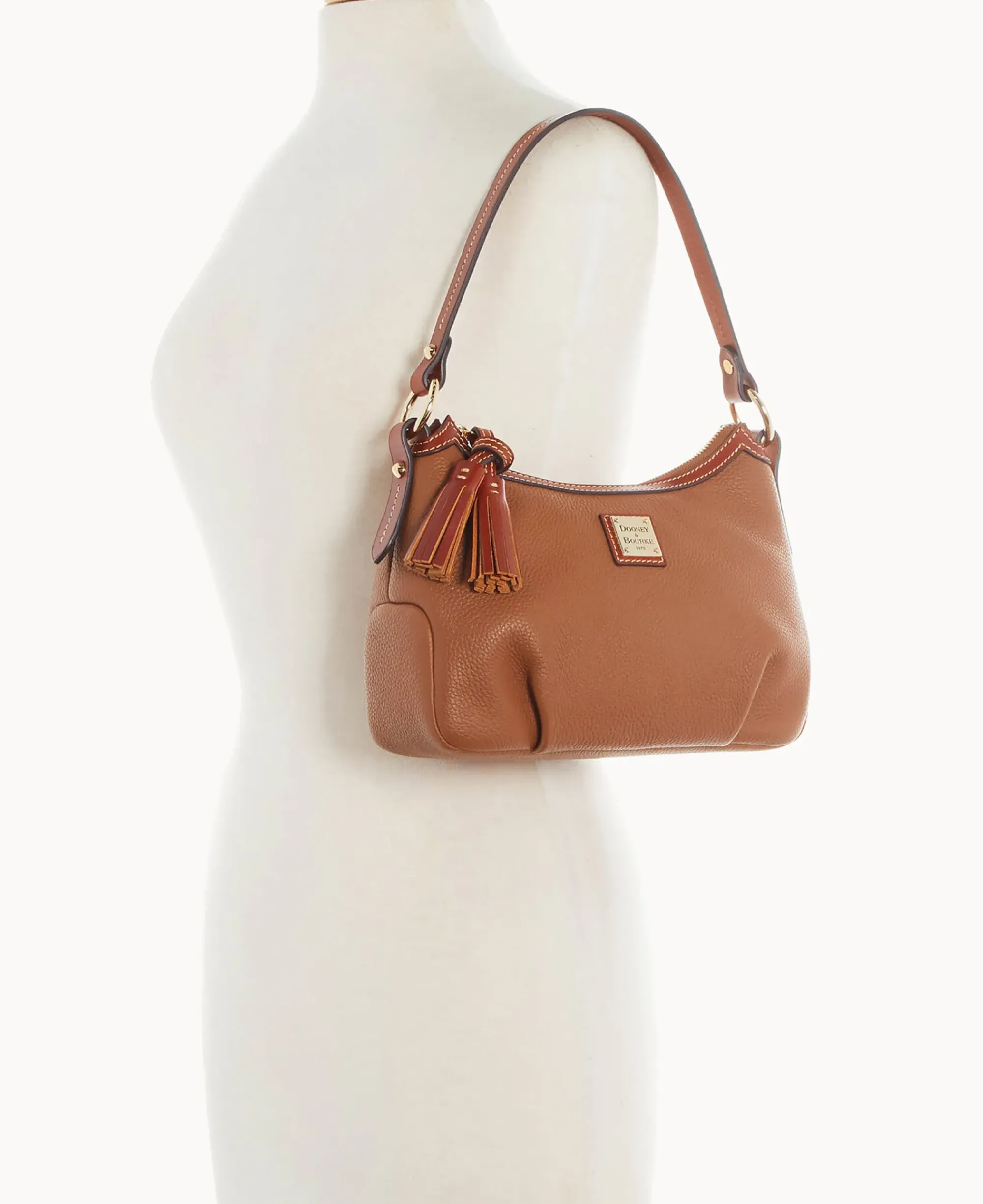 Dooney & Bourke The Pebble Grain Collection|Pebbled Leather<Pebble Grain Pouchette Caramel