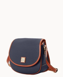 Dooney & Bourke The Pebble Grain Collection|Pebbled Leather<Pebble Grain Saddle Bag Midnight Blue