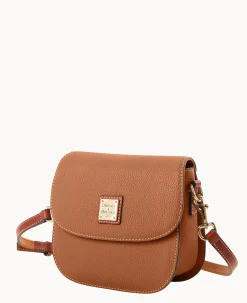 Dooney & Bourke The Pebble Grain Collection|Pebbled Leather<Pebble Grain Saddle Bag Caramel