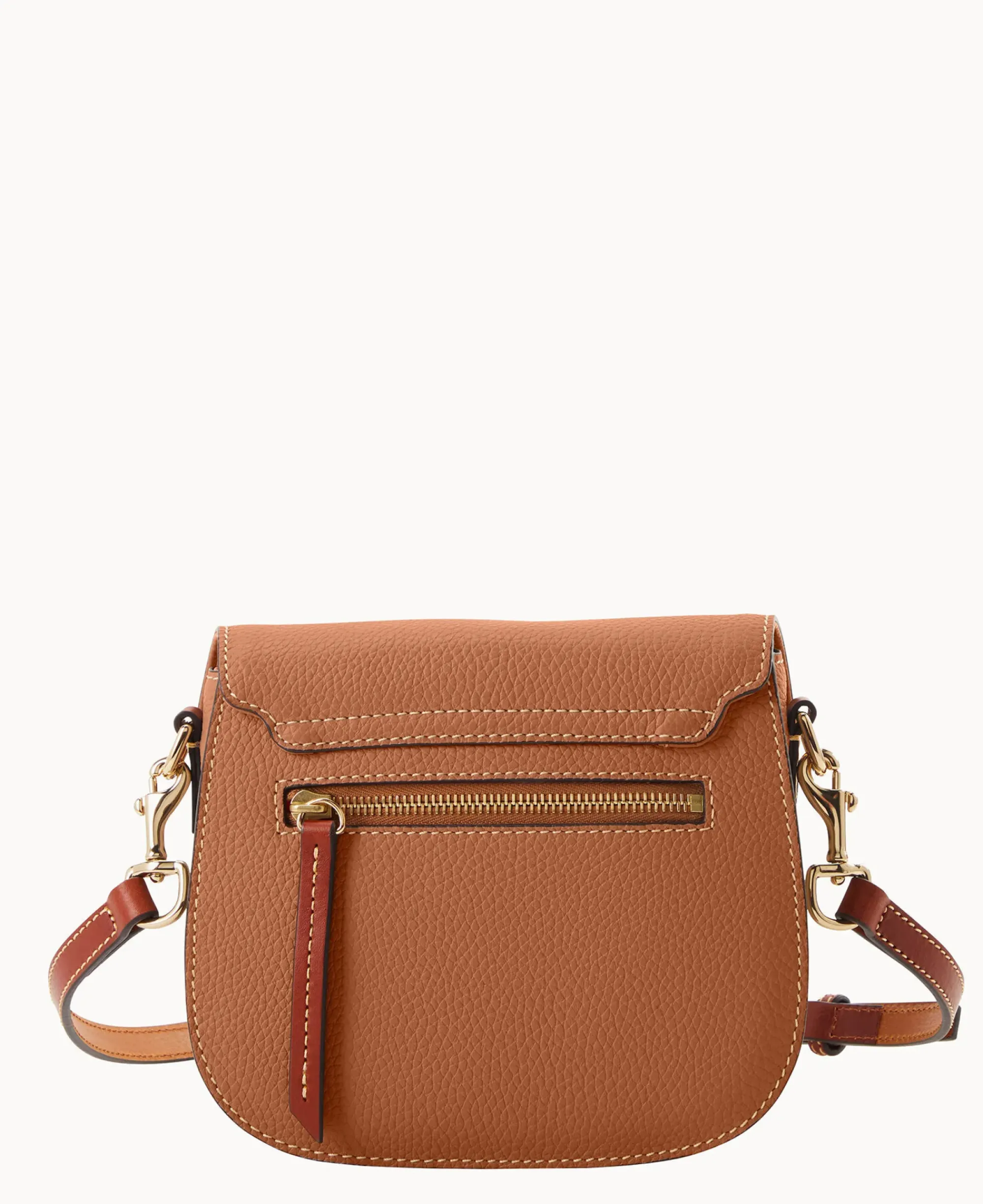 Dooney & Bourke The Pebble Grain Collection|Pebbled Leather<Pebble Grain Saddle Bag Caramel
